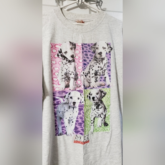 Vintage Disney 101 Dalmatians Official Movie T-Shirt - Picture 2 of 8